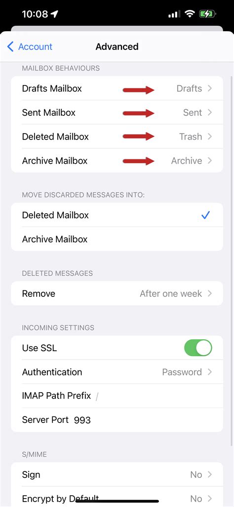 Mail på iphone funkar inte